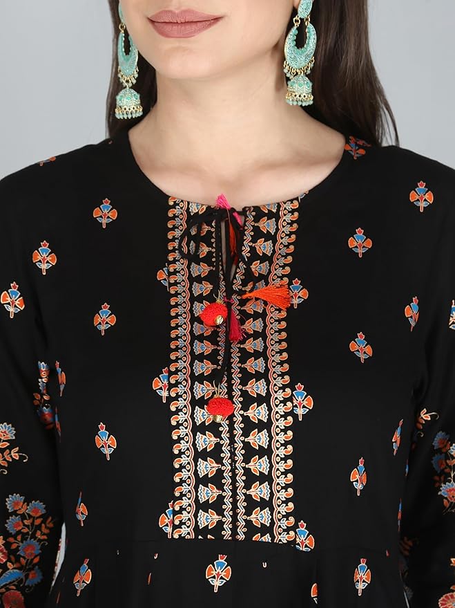 Floral Anarkali Suit